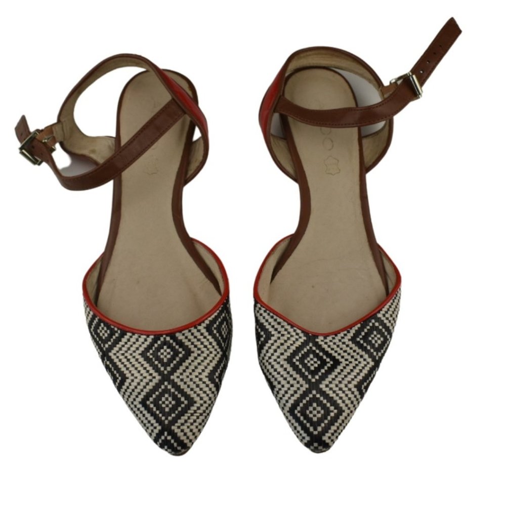 2/$20 - Aldo Wicker Slingback Sandals - 9